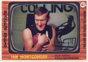 1967 Scanlens VFL #41 Ian Montgomery Front